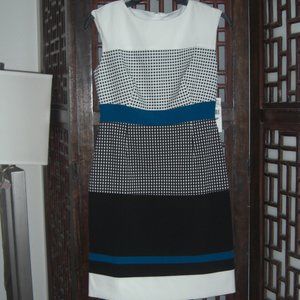 NWT Studio One New York Colorblock Sheath Dress